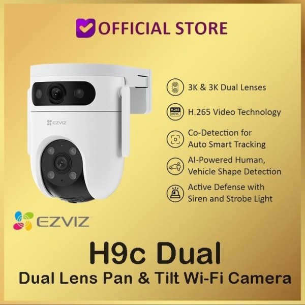 EZVIZ H9C 3+3MP DUAL CAMERA OUTDOOR CCTV